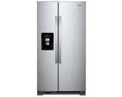 Freestanding French Door Refrigerator 24.54 cu.ft. 36 in. Whirlpool WRS335SDHM