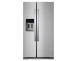 Freestanding French Door Refrigerator 28.49 cu.ft. 36 in. Whirlpool WRS588FIHZ