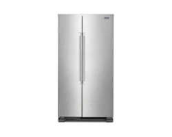 Réfrigérateur côte-à-côte amovible, 36 po, acier inoxydable résistant aux traces de doigts, 25 pi cu., Maytag MSS25N4MKZ