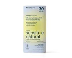 Attitude / 85g Bâton solaire sensible FPS30 - Sans odeur