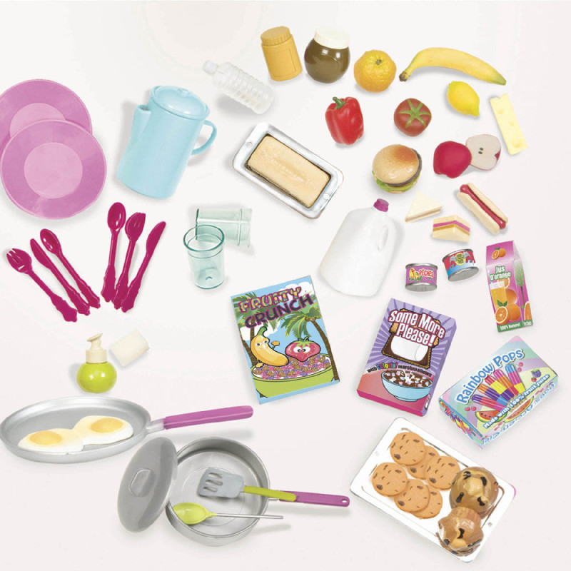 R.V. Seeing You Camper Accessory Set, Our Generation, Ensemble d'aliments pour poupées de 18 po