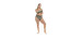 Inflorescence Woodstock Plus Size Bikini Bottom - Women's