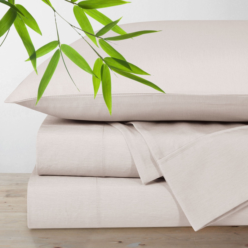Bamboo Double Bed Sheet Set - Cream