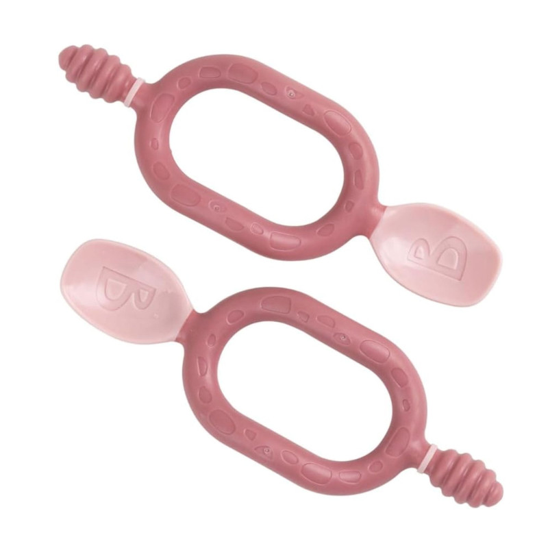 Bibado Cuillères Dippit™ Paquet de 2 - Rose