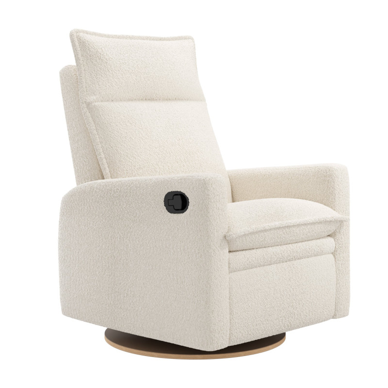 Arya Rocking and Swivel Armchair - Puppy Pearl