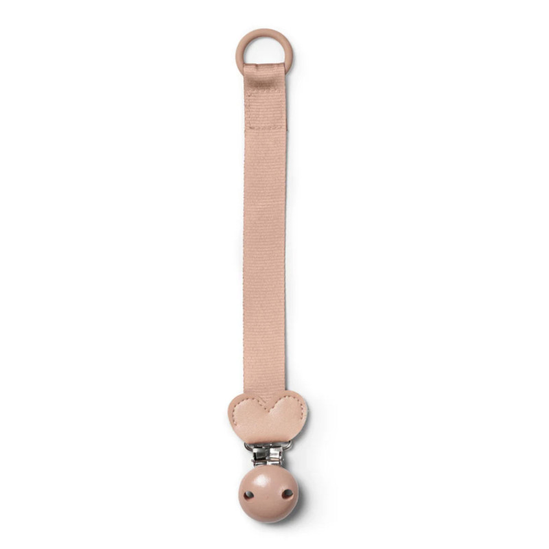 Wooden Pacifier Clip - Blush Pink