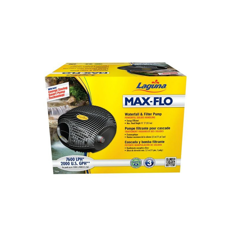 Pompe filtrante Max-Flo 2000 Laguna pour bassin contenant jusqu’à 15 000 L (4 000 gal US)