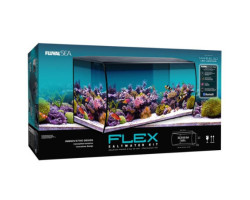 Aquarium équipé Flex Fluval Sea d’eau de mer, noir, 123 L (32,5 gal US)