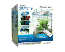 Aquarium Équipé 360, 10L (2,65 gal US) – Marina