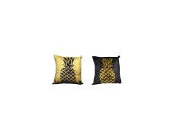 Coussin Ananas et Or