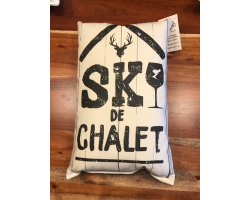 Coussin Ski de Chalet