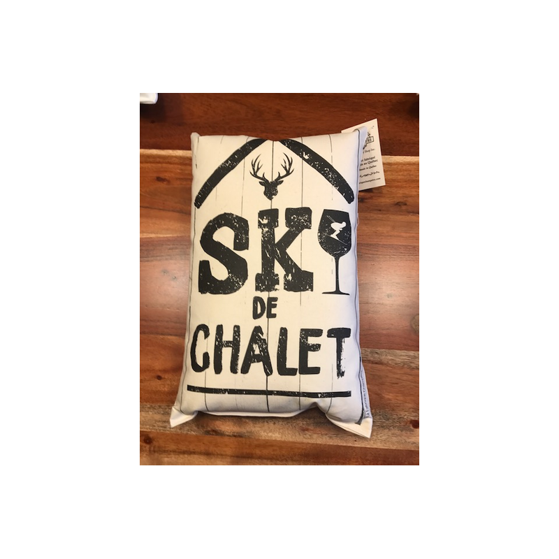 Coussin Ski de Chalet