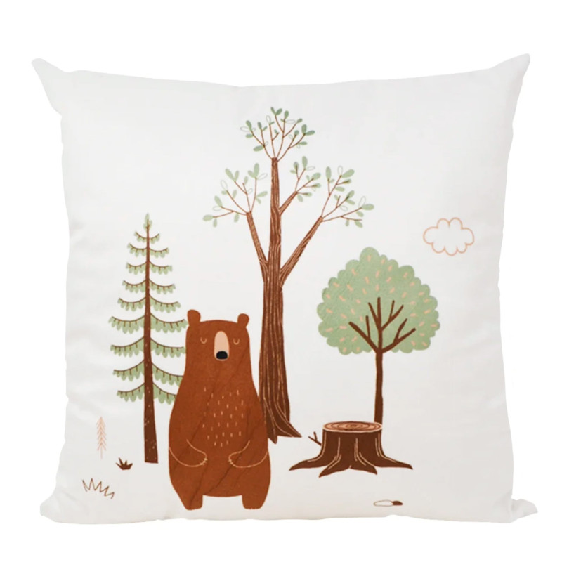 Brown Bear Cushion 40x40cm