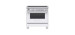 Cuisinière à Induction de 36 po. Fisher and Paykel 4.6 pi.cu avec 5 éléments  en Blanc OR36SCI6W1