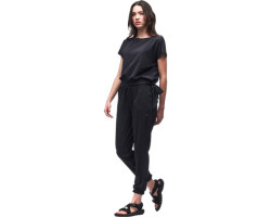 Lastik regular waist jogging pants - Women's