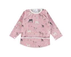 Long Sleeve Bib 0-36 months - Horses