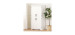 South Shore Armoire de Rangement avec 4 Portes - Farnel Blanc Solide