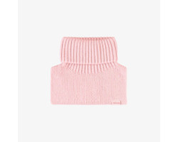 Light pink knitted plastron, baby