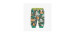 Green fleece pant with nature pattern, baby