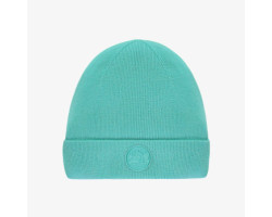 Turquoise knitted toque, child