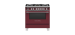 Cuisinière au Gaz de 36 po. Fisher and Paykel 4.9 pi.cu avec 5 brûleurs en Rouge OR36SCG6R1