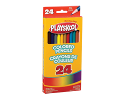 PLAYSKOOL Crayons de couleur, 24 unités