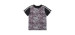 Pixelated gray short-sleeved athletic top - Little Boy