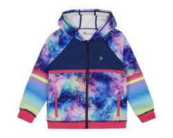 Multicolor Tie-Dye Full-Zip...