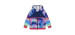 Multicolor Tie-Dye Full-Zip Athletic Hoodie - Big Girls