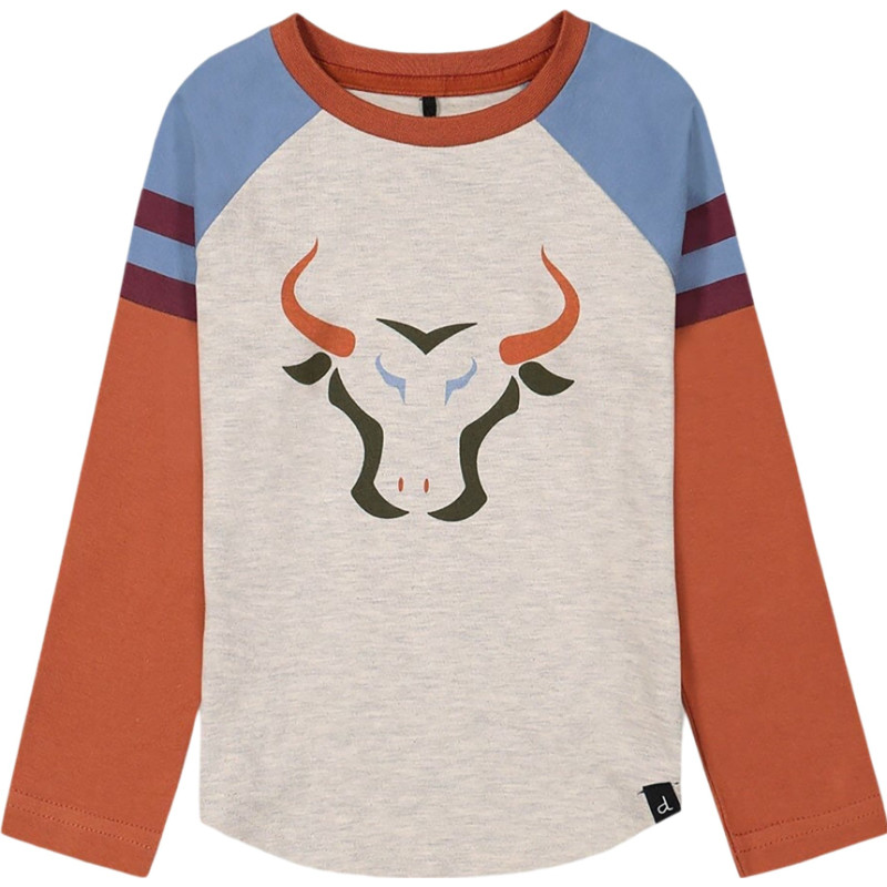 Raglan jersey T-shirt with contrasting colors - Little Boy