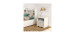 Savannah 1 Drawer Nightstand - Solid White