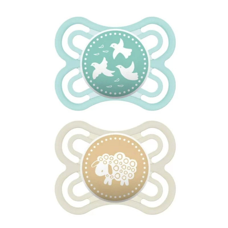 Perfect pacifier (2) 0-6 months