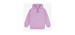 Loose-fitting lilac hoody in French cotton, adult