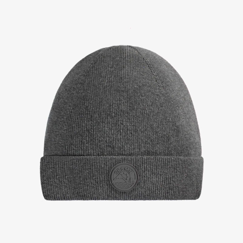 Charcoal knitted toque, child