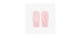 Light pink knitted mittens, child