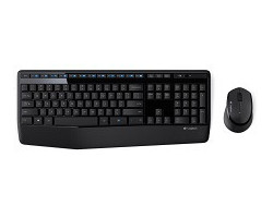 Logitech Clavier et Souris Sans-Fil Anglais Logitech MK345