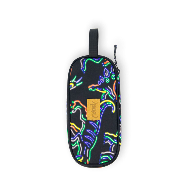 Deux par Deux Etui Crayon Dinos Neon