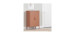 Storage unit with 2 metal doors - Crea Terra Cotta