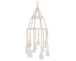 Beads and Fringes Mobile - Ivory