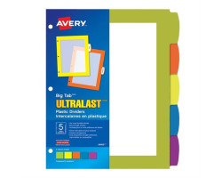 Avery Intercalaires en plastique Big Tab™ Ultralast™
