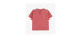 Red short sleeve cotton T-shirt, child