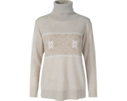 Snowflake Turtleneck Sweater - Women's