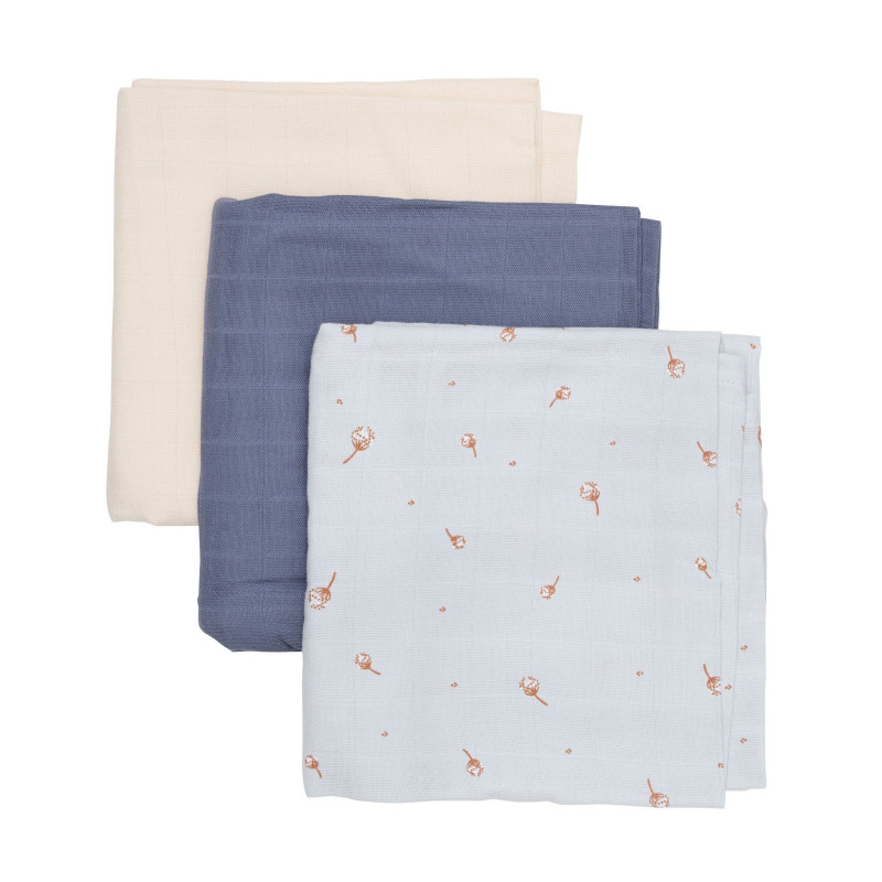 Trio Muslins Bei/Mar/Blue