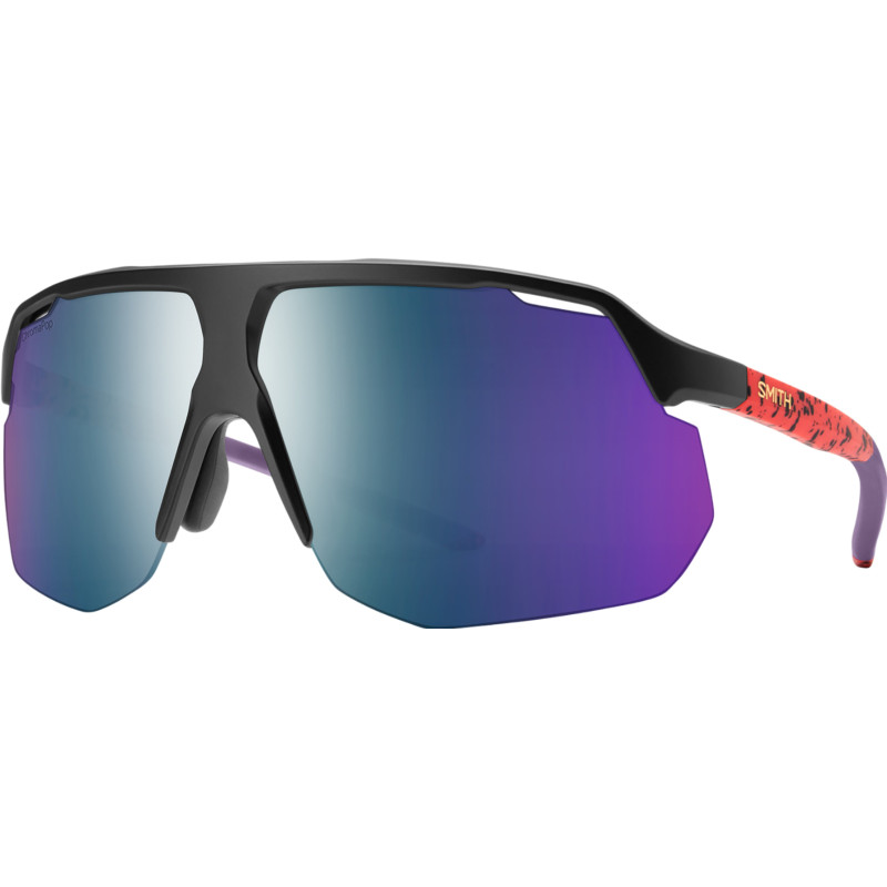 Motive Sunglasses - Black - ChromaPop Red Mirror Lenses - Unisex