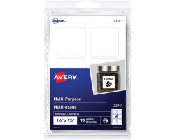 Avery Étiquettes multi-usages autoadhésifs