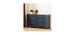 Asten 6-Drawer Desk - Blueberry