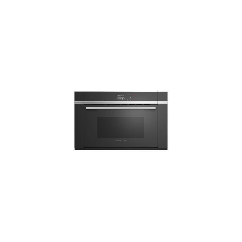 Single wall oven with 24" microwave. Fisher and Paykel OM24NDB1