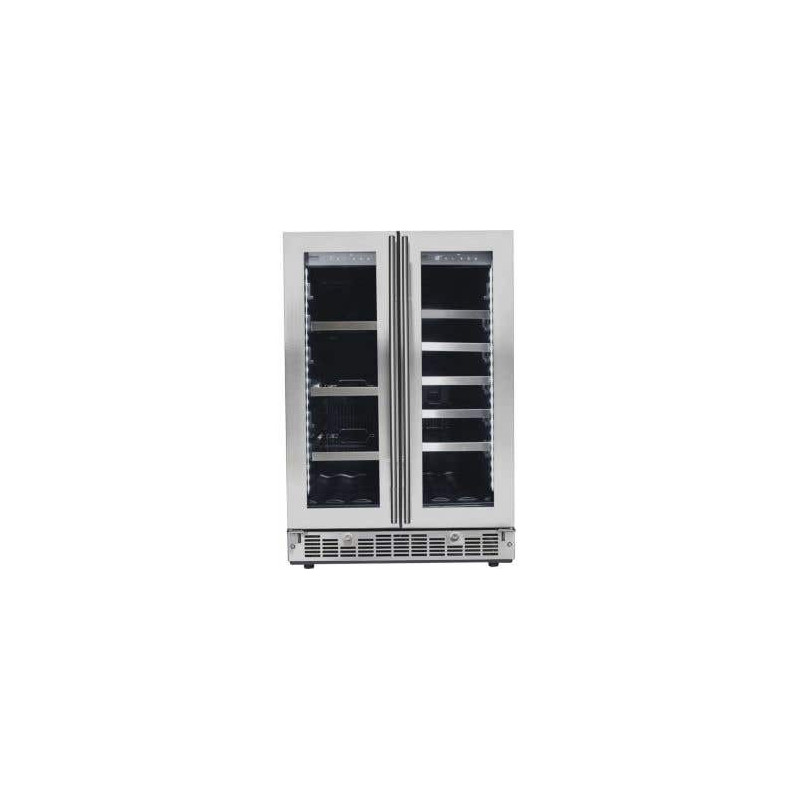 Built-in beverage center 21 bottles, 24 in. Silhouette SPRBC047D1SS