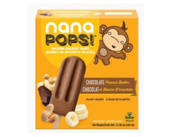 Nanashake / 240ml Barres desserts glacés végétaliens - Chocolat et beure d'arachides