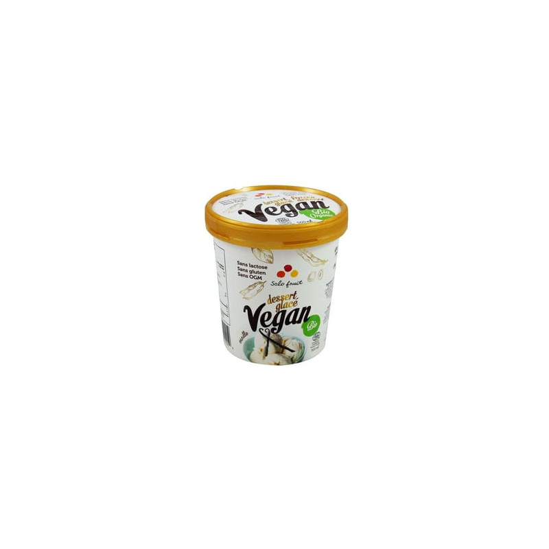 Solo Fruit / 500ml Desserts glacés végétaliens biologiques - Vanille